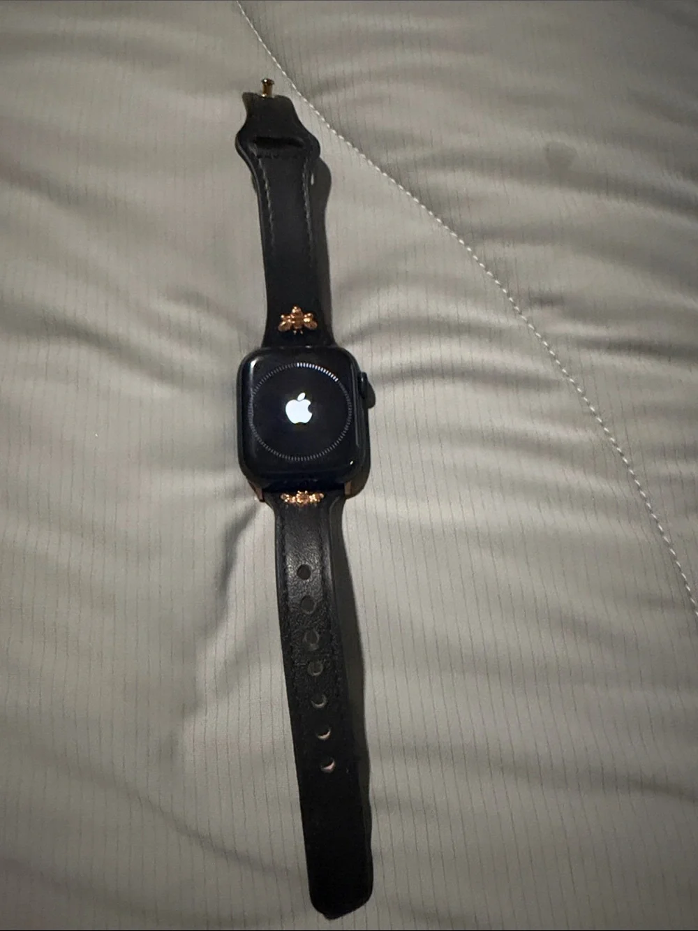 Apple Black Smartwatch with multiple watch bands  with box - see photo